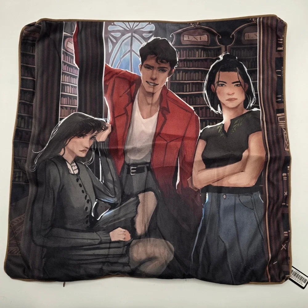 FairyLoot The Atlas Six Cushion Cover Olivie Blake Character Art Dark Academia